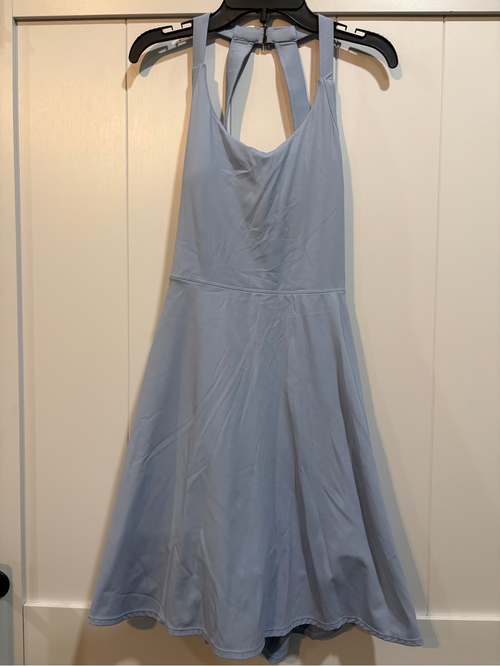 HALARA Light Blue Gray Dress